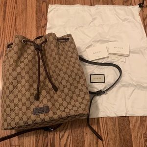 Gucci Monogram Backpack